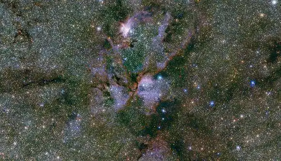 全球首张银河全景图片,81亿像素24g银河系高清图,亮瞎双眼