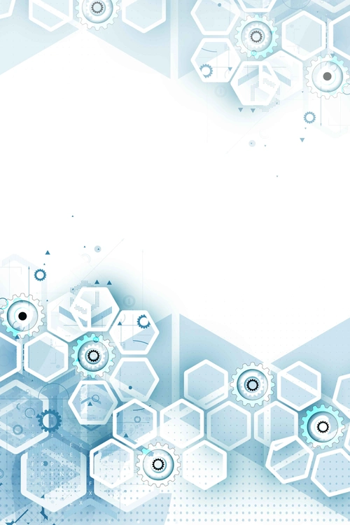 商务信息浅色科技宣传背景