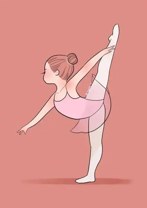 每天学一幅简笔画-跳舞小肉肉超级可爱软萌