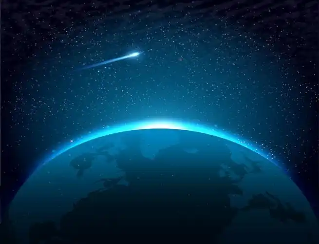 原图分辨率5038x3845蓝色星空流星流星雨分享一张一道流星雨图片,喜欢