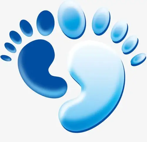 关键词 : 蓝色,脚丫,创意设计,足迹,脚印