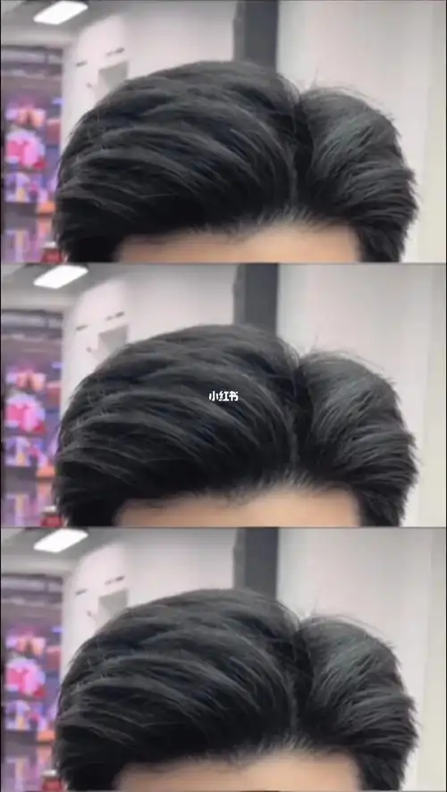 轻盈舒适商务三七侧背头