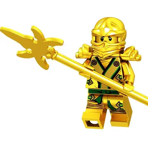 兼容legao黄金幻影忍者人仔拼装塑料积木男孩拼插益智玩具礼物 - 锦辉