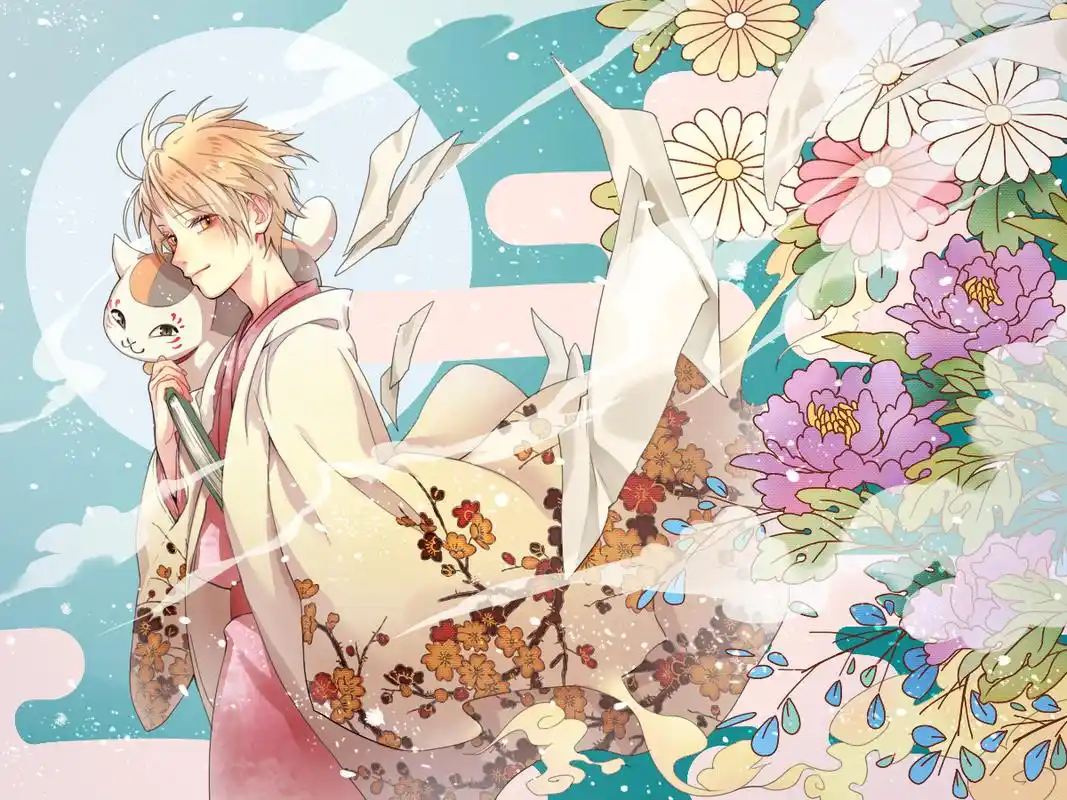 夏目友人帐 夏目贵志 绘师:夜灯 本作品pixiv id=63674119