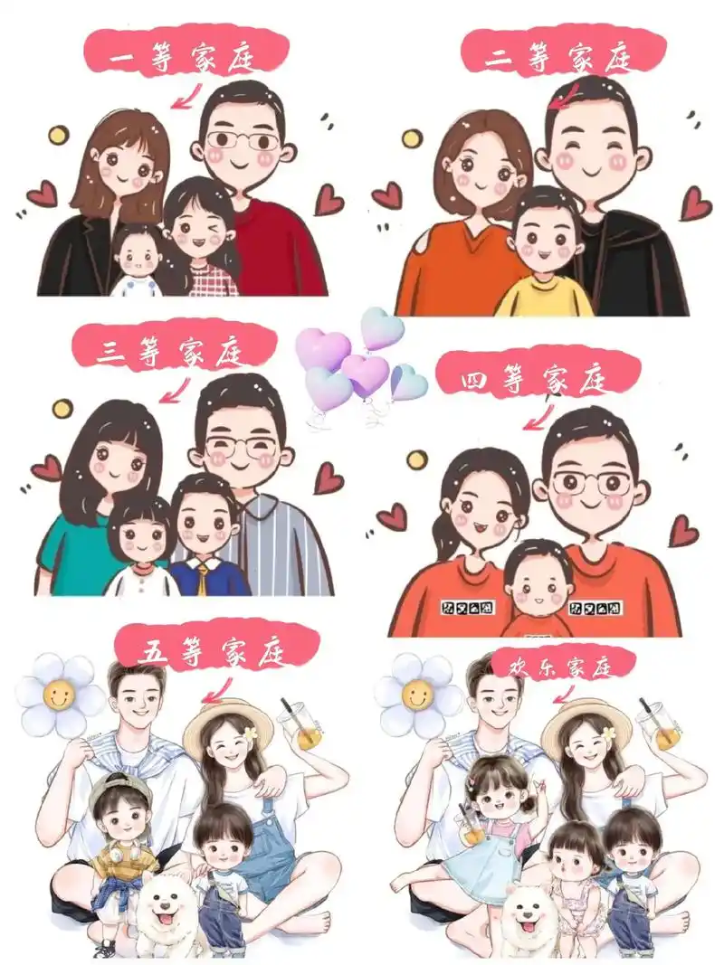 当代家庭幸福指数.一等人:爸爸妈妈 两个女儿 - 抖音