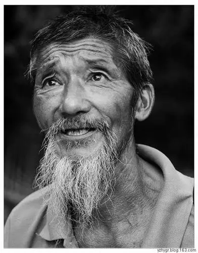 老人黑白老照片艺术相片3【97】