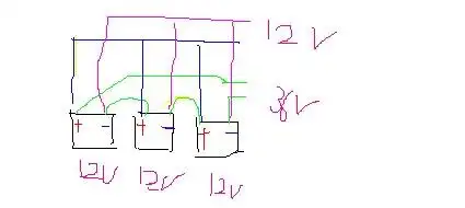 我想把电动车48v串连的电瓶在并联接出来一个12v 如何做到 不短路?