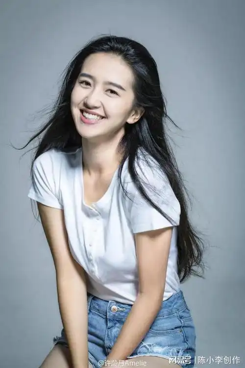 清新女神许龄月写真清纯靓丽优雅性感长发飘飘仙女范