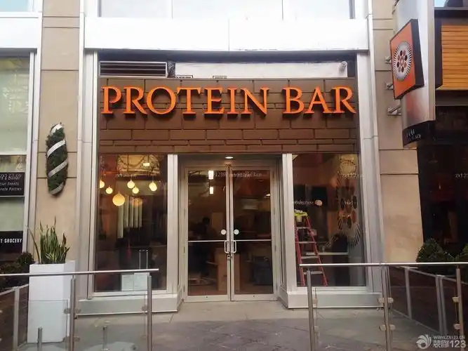 时尚现代风格酒吧门头设计装修效果图_装信通网效果图