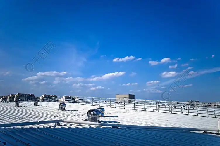 城市天台天空摄影素材