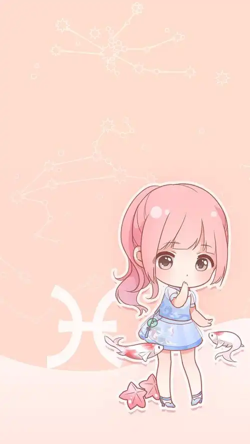 奇迹暖暖十二星座官方q版壁纸双鱼