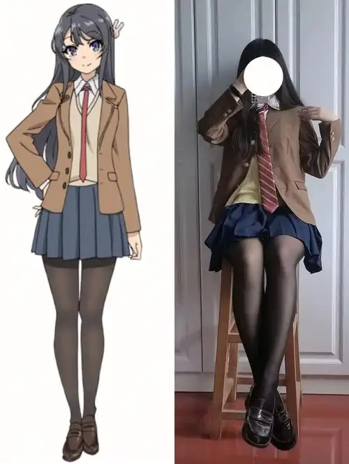 跟着二次元学穿搭  #樱岛麻衣 #玉子市场  #小鸟游六花  #千反田爱