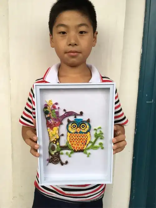 年丰小学五年级衍纸作品展