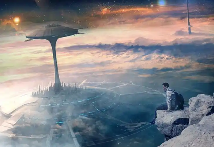 科幻背景海报|平面|其他平面|著星 - 原创作品 - 站酷 (zcool)