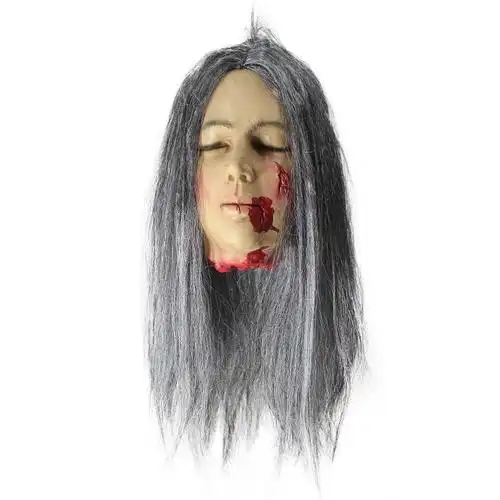 鬼屋密室逃脱万圣节断头吊头酒吧仿真真人头颅其它