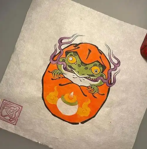 日式纹身手稿分享