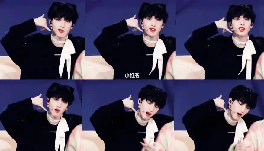 舞台里出不来我好爱黑衣严猫猫01还有可爱的贺儿#时代少年团严浩翔