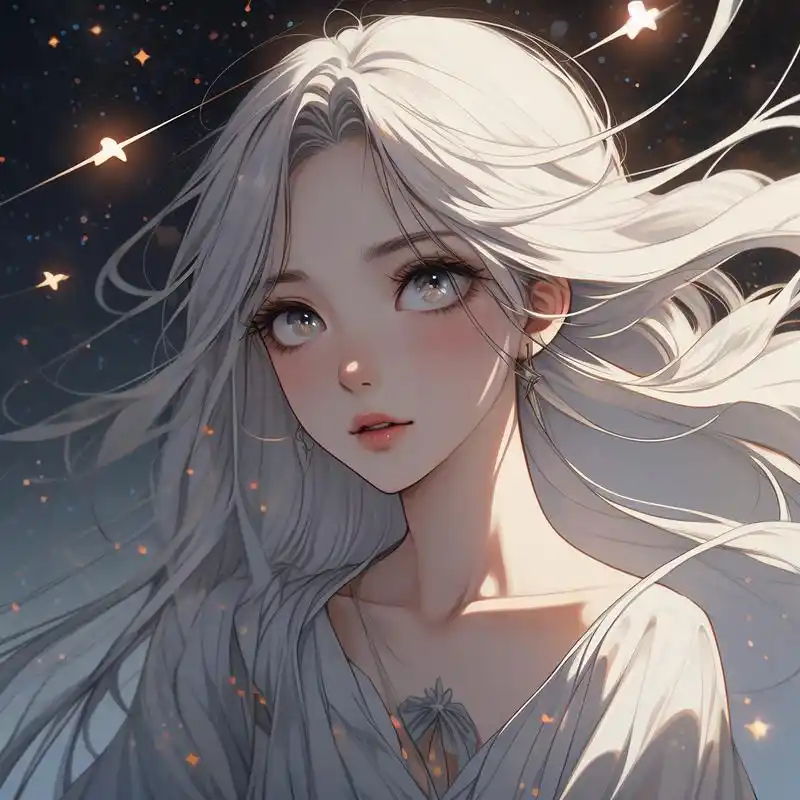 谁能拒绝这么仙气又可爱的动漫女生头像呢?