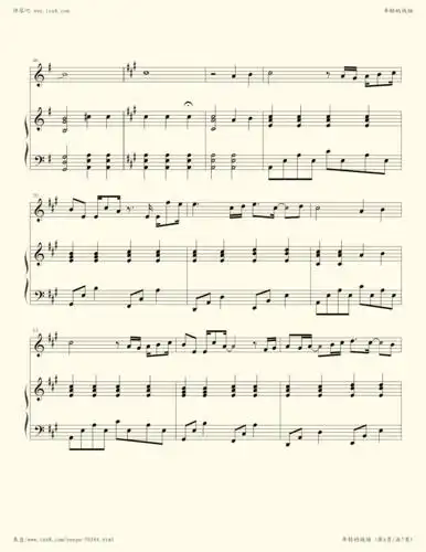 钢琴谱:年轻的战场(伴奏谱)