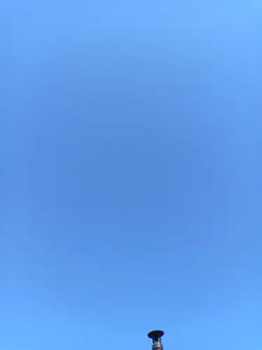 蓝色的天空,真的很美