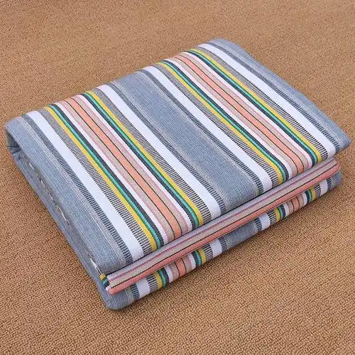 山东特厚老粗布床单单件纯棉100全棉高端加厚布凉席三件套棉麻大