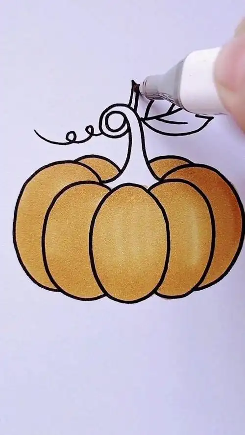 南瓜简笔画