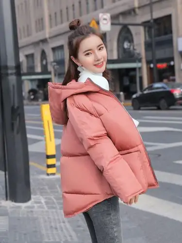 16棉袄女2018冬季新款外套冬装棉服加厚短款学生棉衣蓬蓬面包服