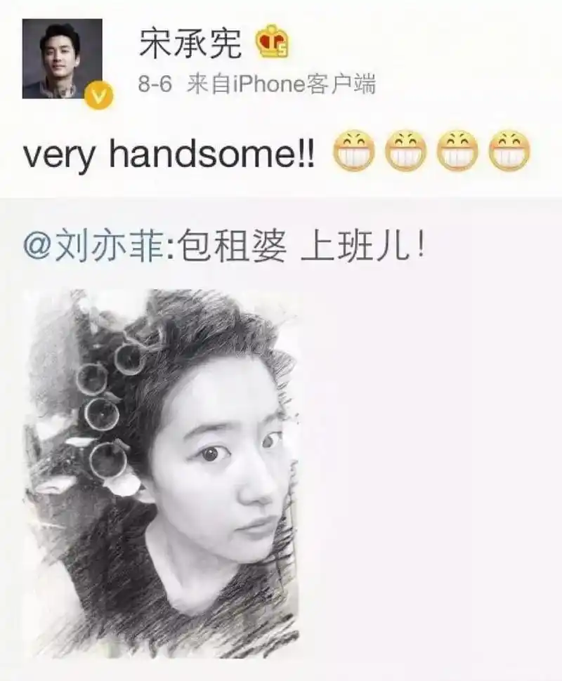 刘亦菲和宋承宪曾经好甜啊