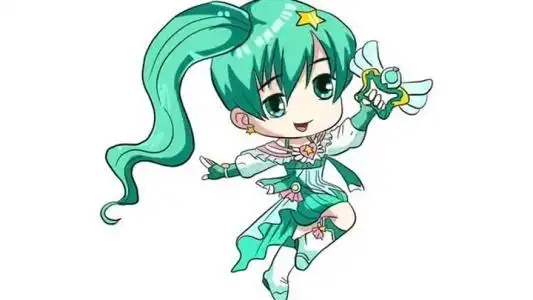 q板贝贝公主简笔画