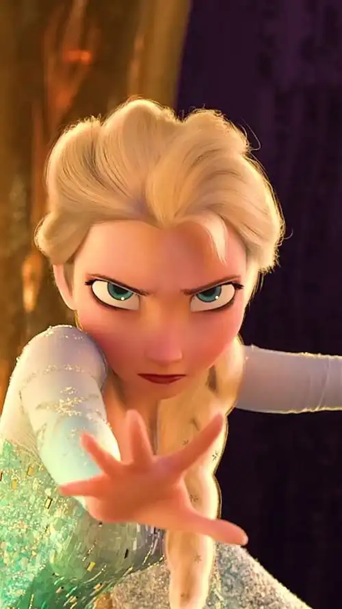 艾莎女王发火了动态壁纸