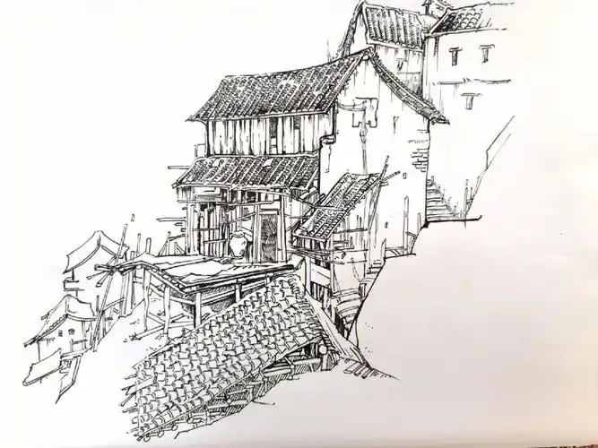 最近的一些设计速写课程作业