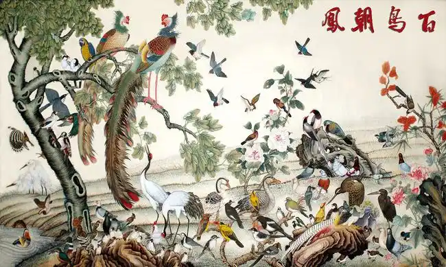 百鸟朝凤的图片