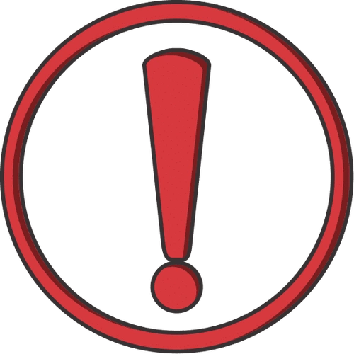 exclamation on circle - 素材 - canva可画