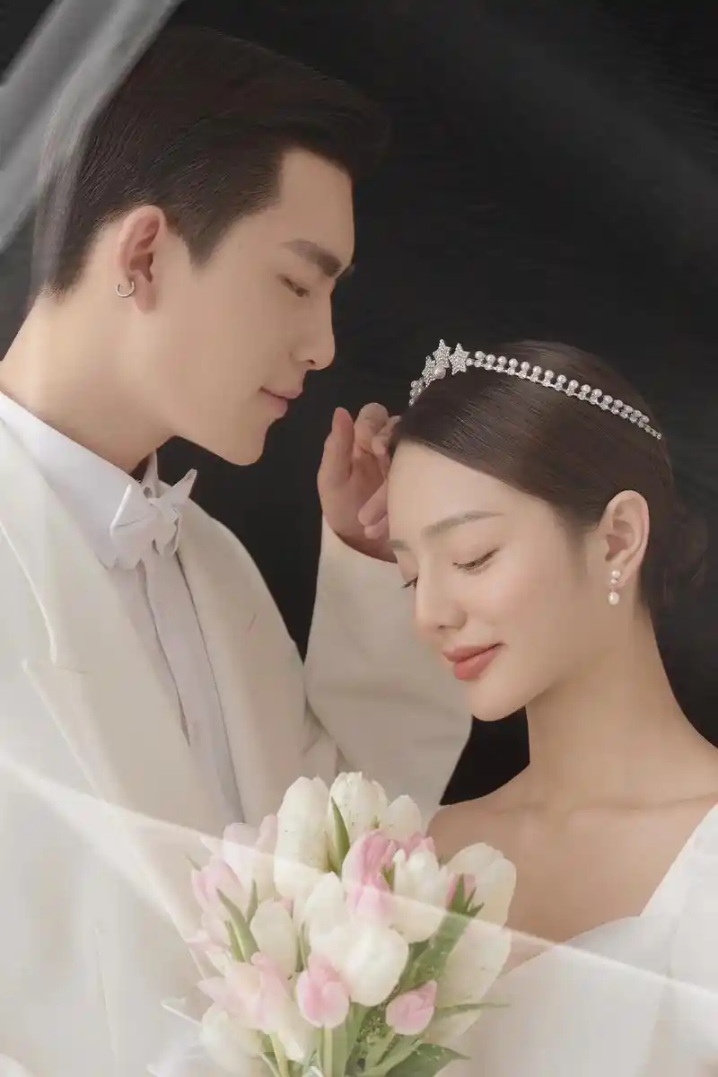 简约大气的婚纱照来了