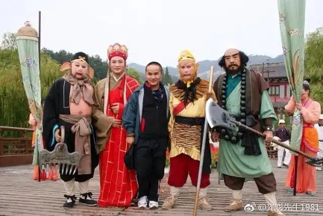 86版西游记珍贵剧照如今师徒四人重聚重温十九年前场景