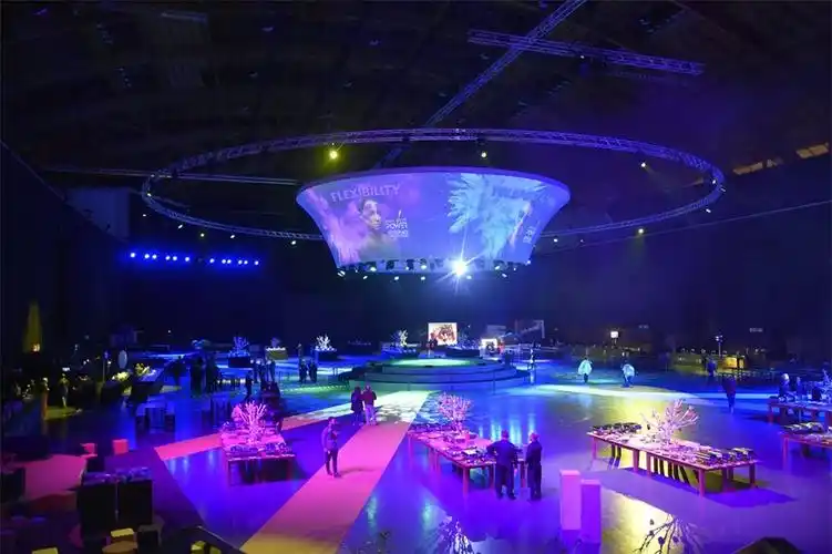 巴黎银行员工派对活动策划的36002圆形视频表演装置太震撼了 - 第14