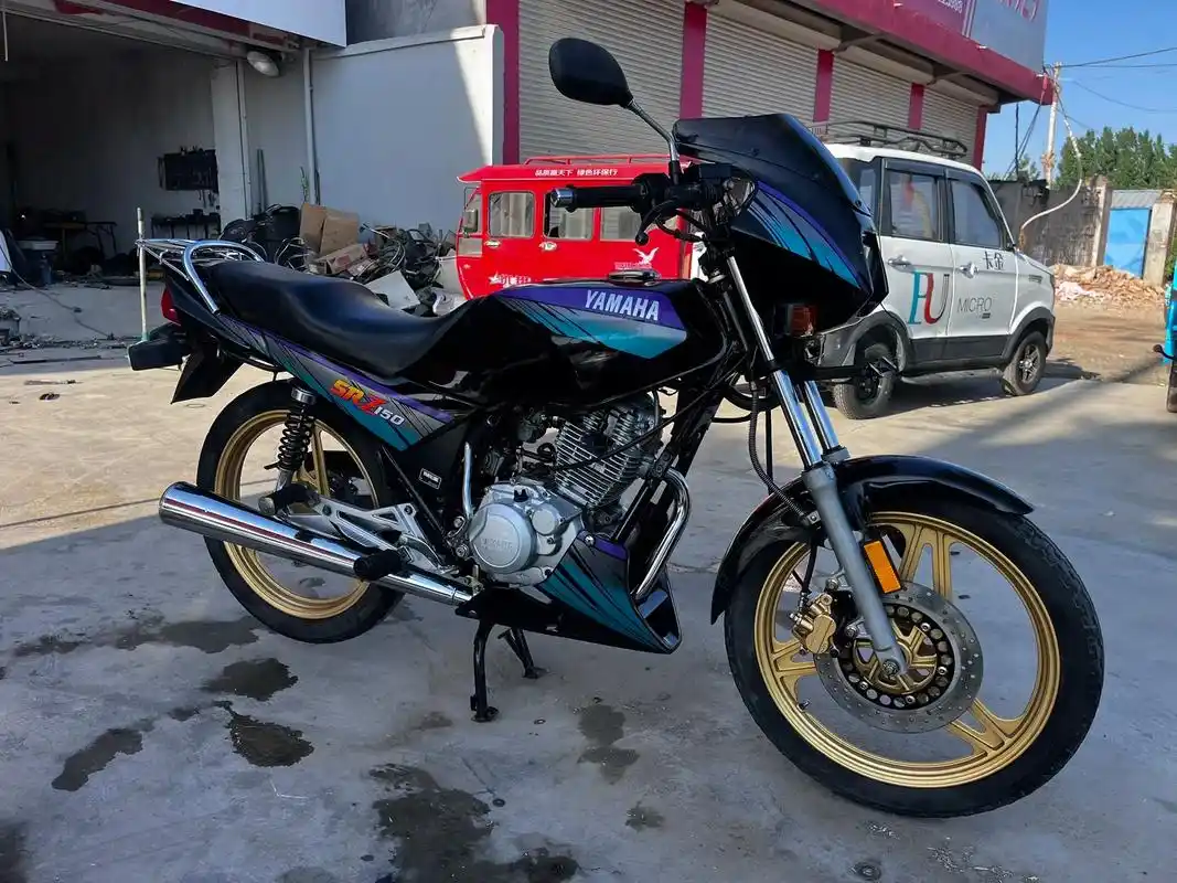 极品雅马哈srz150.极品成色雅马哈劲豹150,全车原版, - 抖音