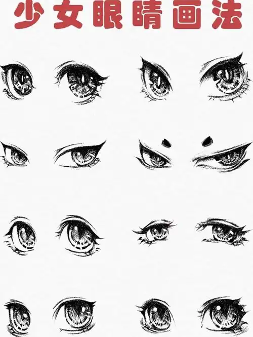 动漫眼睛教程