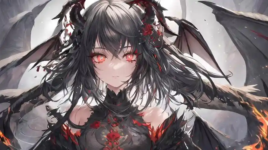 0000005【ai绘画】龙族圣女-高清壁纸,手机壁纸,手机动态壁纸,竖屏