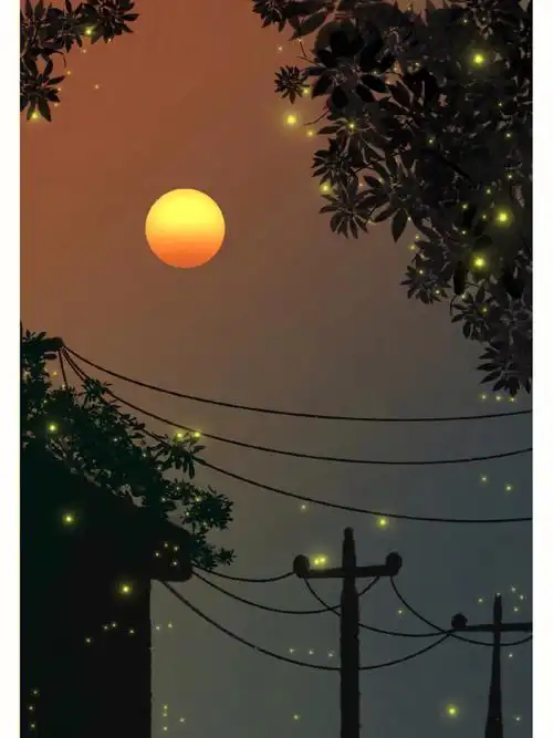 procreate新手临摹宁静的夏天