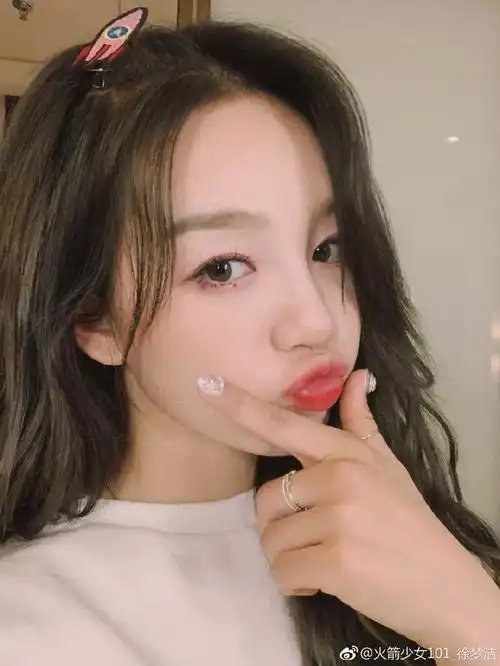 美人计徐梦洁好甜一女的私照简直是韩风拍照模板