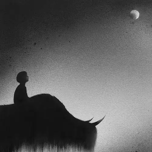 她以黑白灰构成了足以惊艳俗世的画面!