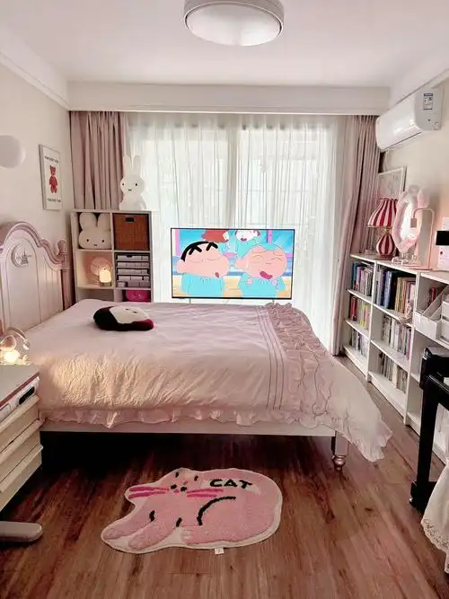 床靠卧室设计家有儿女房间摆设家居女儿的房间图片真实女宝设计 35岁