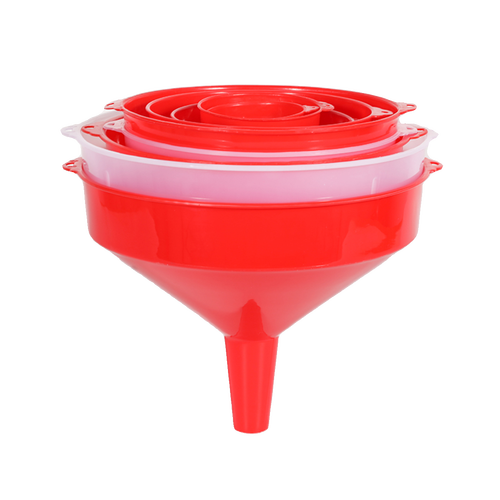 特大号漏斗红色塑料漏斗大口径家用白色大号漏斗加厚工业漏斗