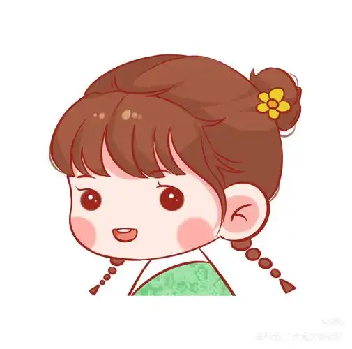 古风小姐姐_平涂q版求点评我要上首推头像插画原创绘画作品