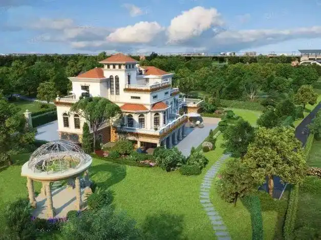 松江佘山别墅【月湖山庄】每栋占地约3亩 总价6500万～1.