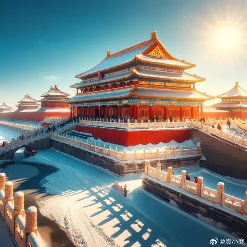 故宫拍雪#这样的故宫雪景才够美哦北京