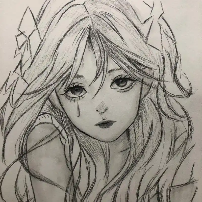 手绘 #画画 #二次元 #画渣日常 #做喜欢的事 - 抖音