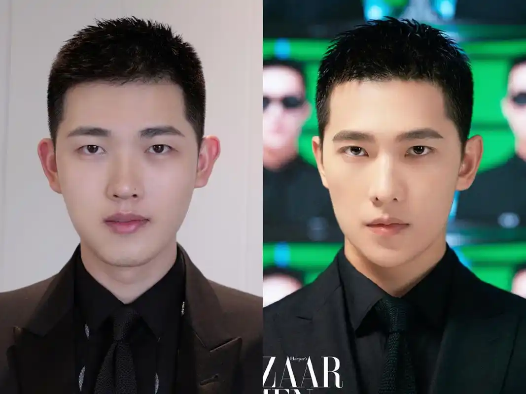 男士发型参考|普通人尝试杨洋同款短发 夏天到了,有时候犯懒,就不想