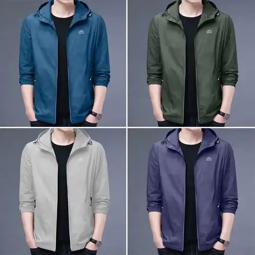 罗蒙(romon)防晒衣男夏季外套轻薄款超博透气防紫外线冰丝凉感大码
